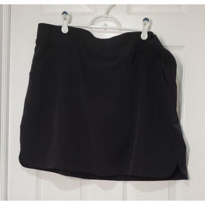 New With Tag 32 Degrees Cool Ladies Tech Skort Black Size XL (16-18)